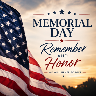Memorial Day 2026